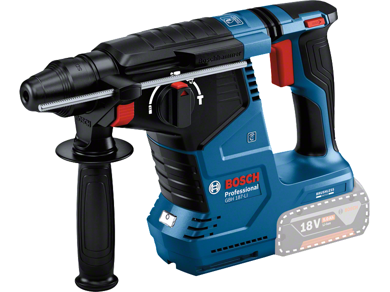 Akumulatorsko vrtalno kladivo Bosch s sistemom SDS plus GBH 187-LI, 0611923020